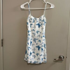 Princess Polly White and Blue Dress